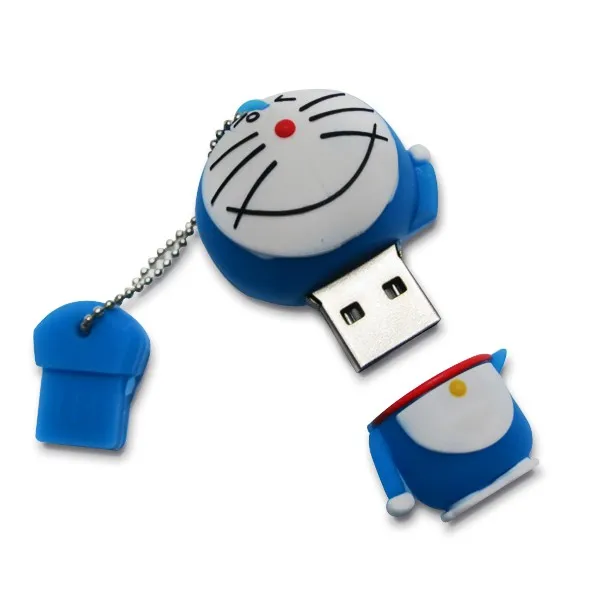 Pvc Cartoon Anime Otg Usb Flash Drive / Cartoon Mobile Phone Usb Memory