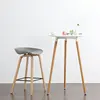 wholesale chinese factory hotsell three wood leg bar tables