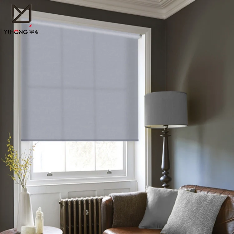 Lithium Battery Motor Electric Roller Blinds Curtains For Living Room