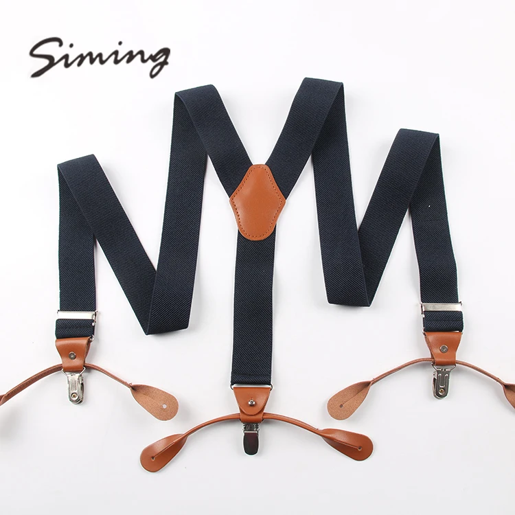 Good quality wholesale personalized custom mens black price suspenders for kids