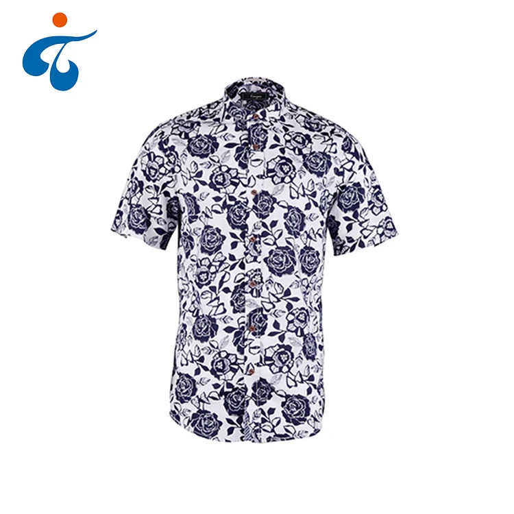 

Factory supplier oem men 100% rayon floral funny hawaiian shirts