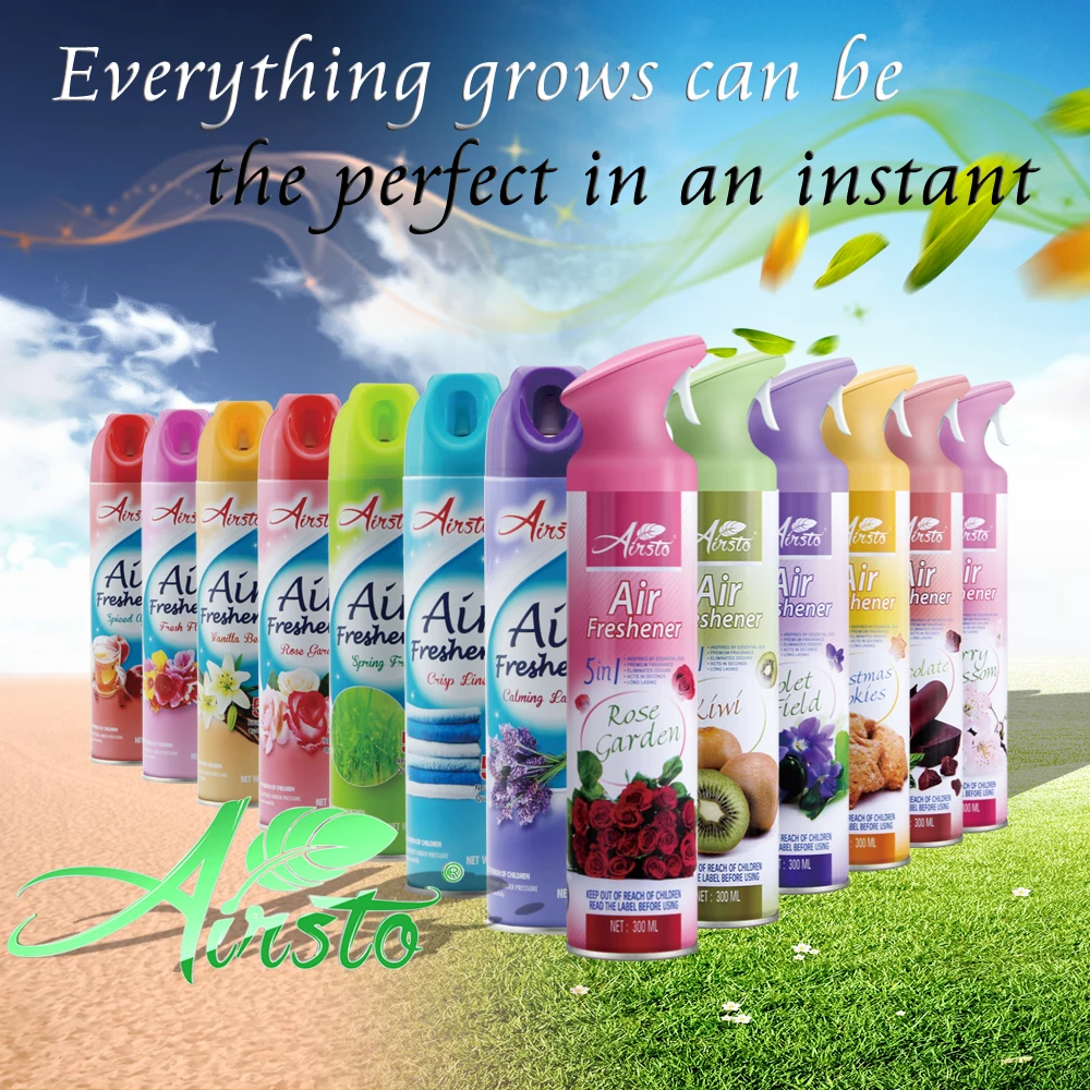 << Top 1 Product >> 300ML Aerosol Water Based Pure Scents Custom Hotel Room Air Freshener