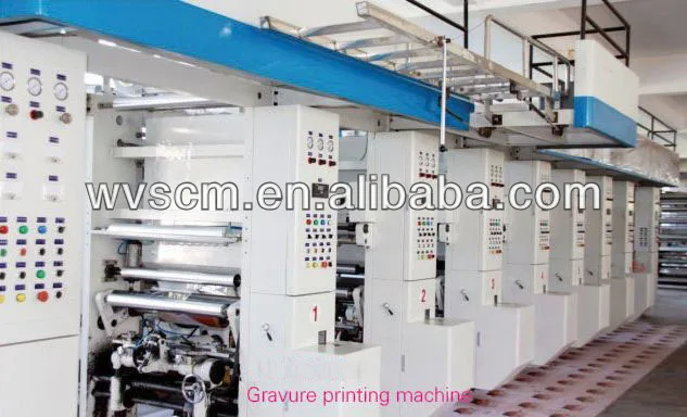 Gravure printing machine