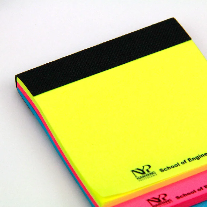 Oem Top Selling Customized Mixed Bright Color Selfstick Notes Sticky