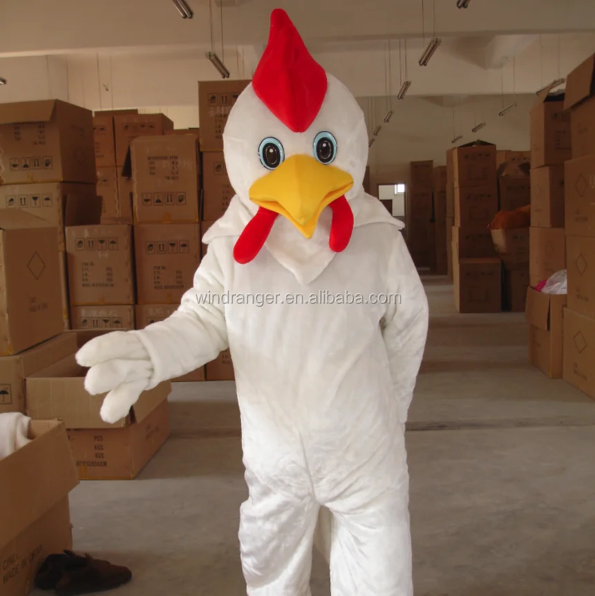 

Windranger - chicken plush animal mascot costume adult, Pic color