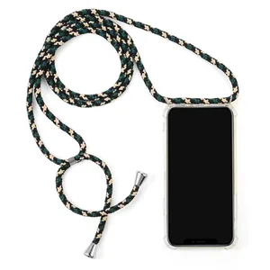 Transparent Anti Fall Phone Case Neck Strap iPhone X Xs XR Max
