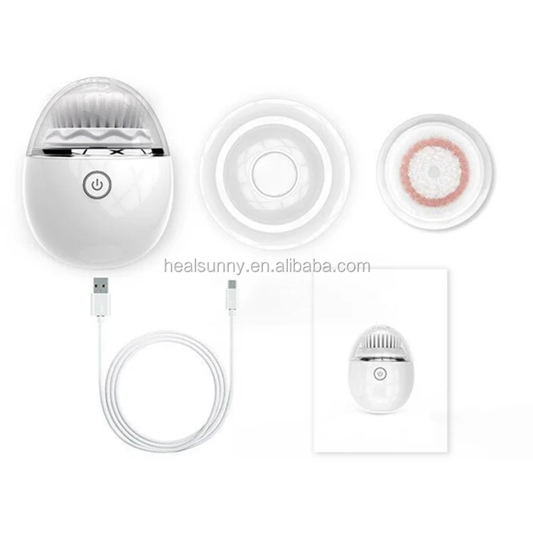 

Electric Face Cleaner/ Silicone Facial massager, White