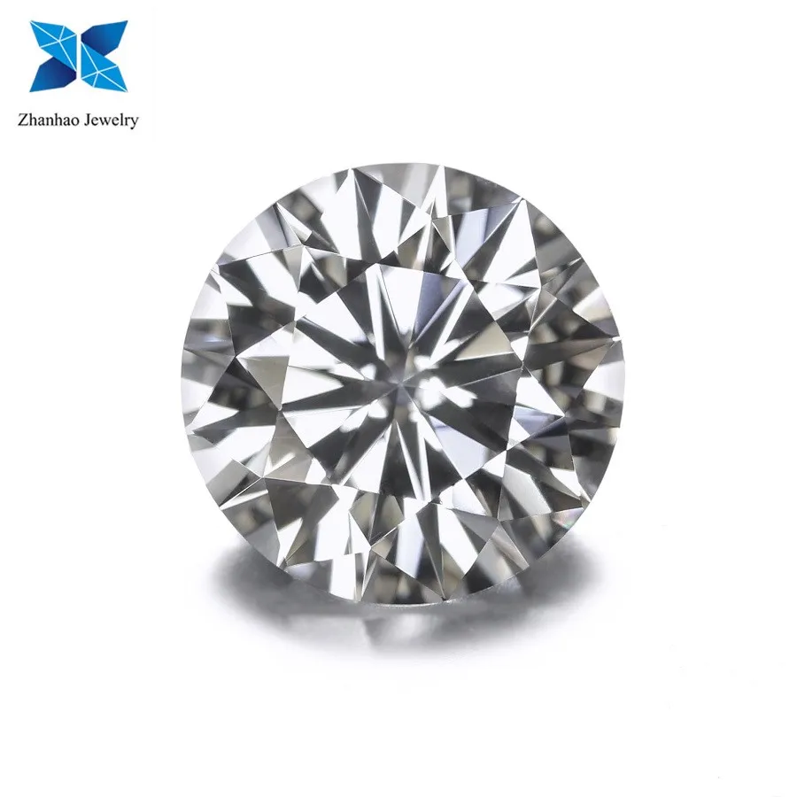 

Zhanhao Jewelry wholesale moissanite Round Shape E color moissanite diamond