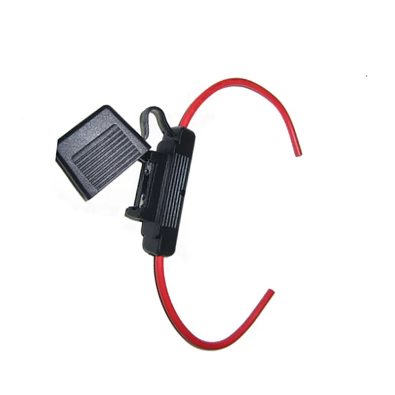 10 Awg 50 Amp Inline Waterproof Maxi Fuse Holder Waterproof With Red Cable 30cm Buy Maxi Fuse