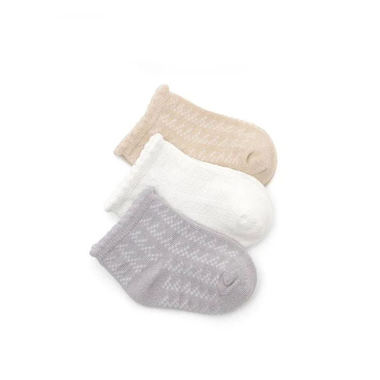 

2020 wholesale 0-3 months breathable Eco-friendly baby socks 100 cotton socks for baby, Custom