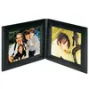 wholesale Price PU Leather Double 5 x 7 Folding Travel Photo Frame