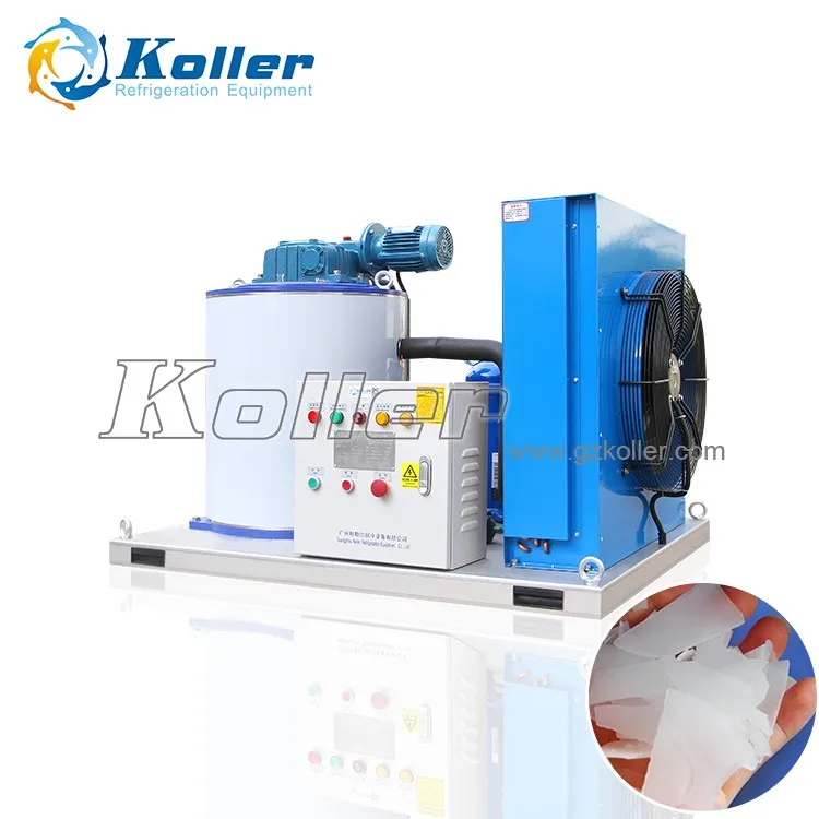 Koller Thick Scale Flake Ice Maker Machine For Fishery Industry Making