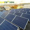 Portable roof mounted PV module structure 190w 200w solar panels bracket for home solar mount system use