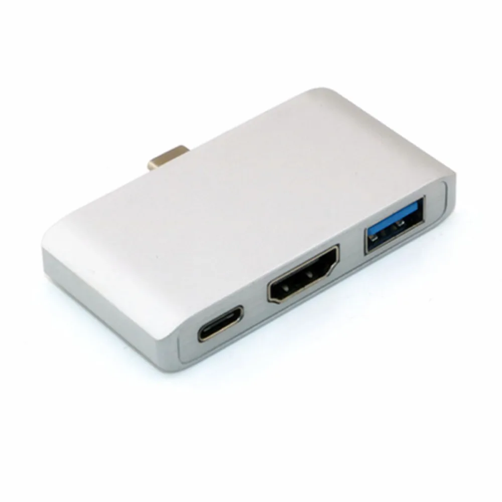New USB 3.1 Type C to USB-C 4K HDMI USB 3.0 hub converter for Macbook Pro Samsung S8/S9 Type-c to HDMI hub adapter - ANKUX.COM