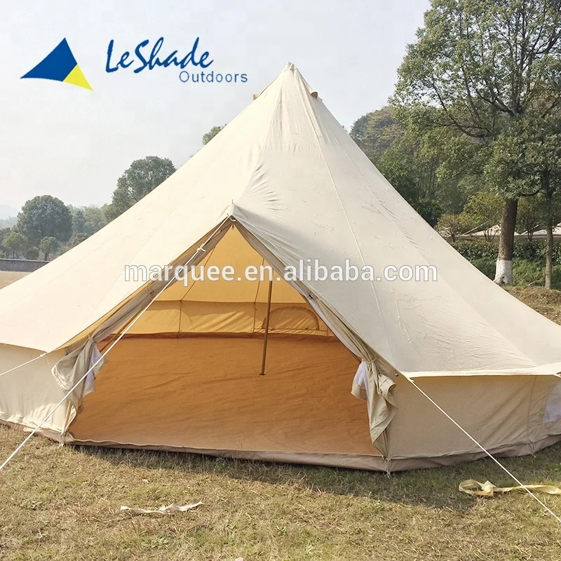 

4m cotton canvas bell tent waterproof