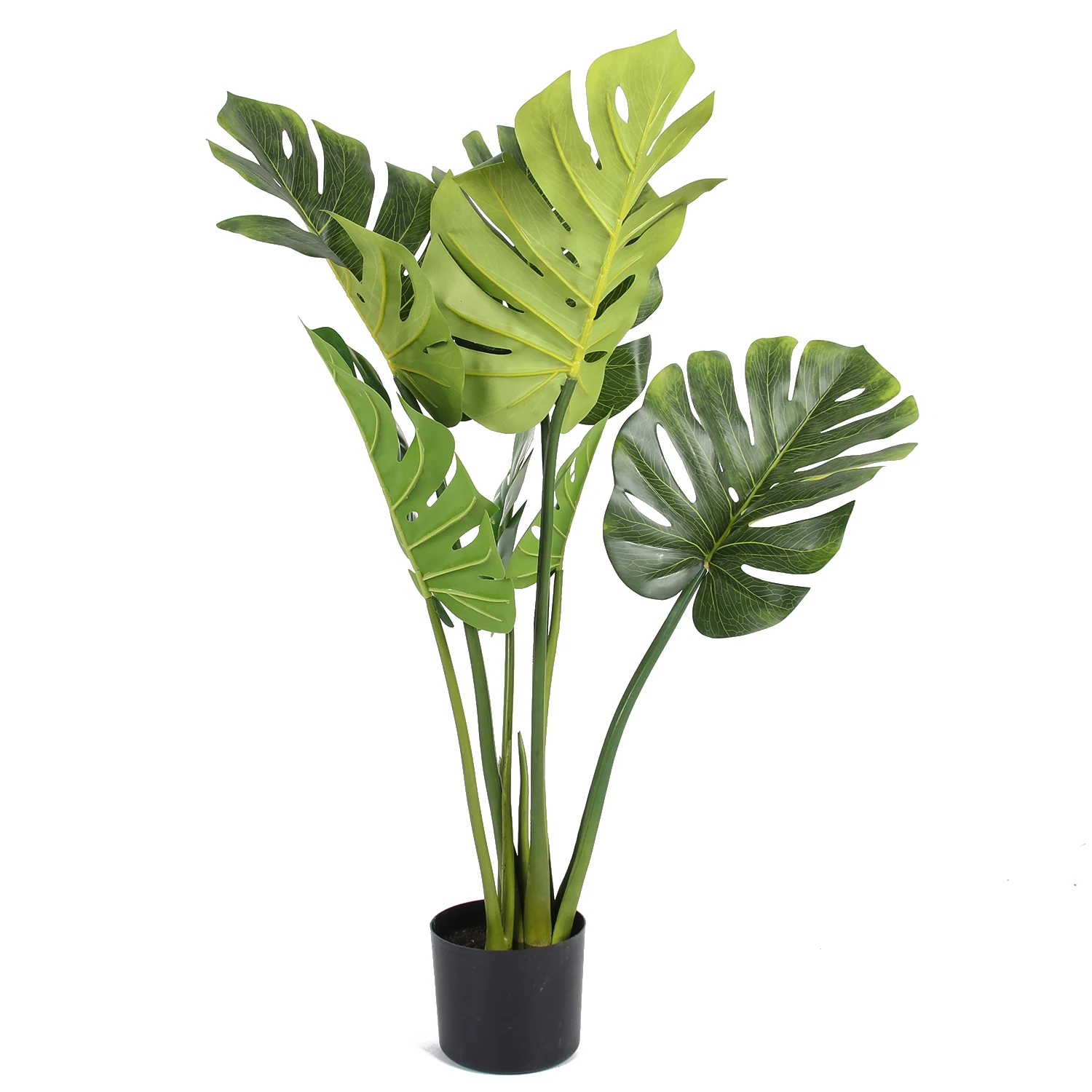 

Banana trees plastic artificial plant bonsai artificial leaves tree for decoration home & garden