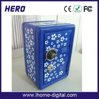 Funny Coin Bank Light Up Piggy Led Flashing For Saving Funny Coin Bank Light Up Piggy Led Flashing For Saving Pocket Money Smart Hotel Two Key