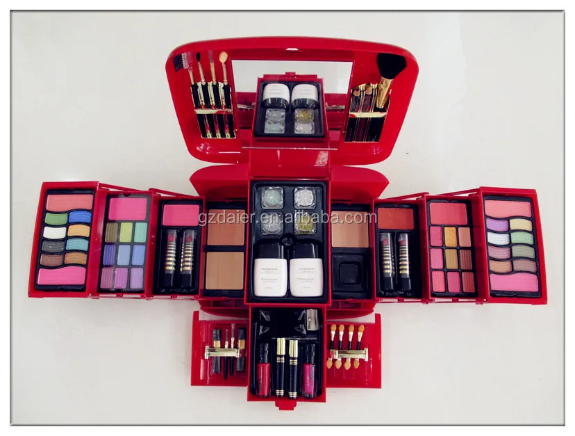 
KMES Big Professional Cosmetic Gift Makeup Sets Bag Pallet C-877 