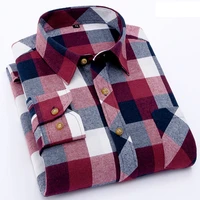 

Long-- Sleeves Man Plaid Shirt Comfortable Shirt Manufacturer