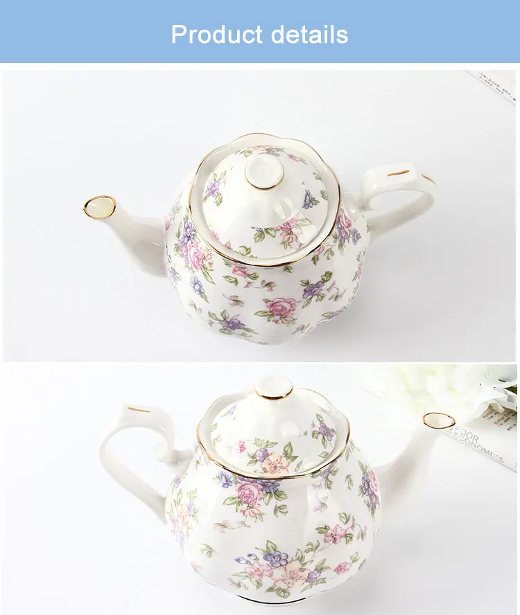 1000ml Bone China Tea Pot Unique Bulk Porcelain Japanese Teapot Buy