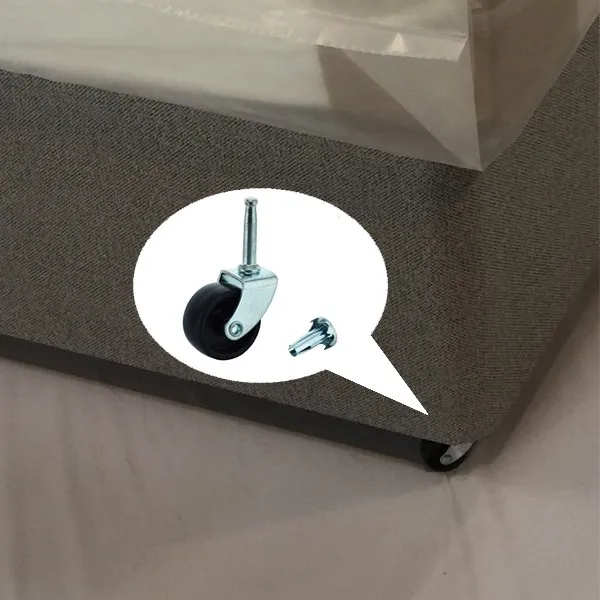 Plastic Bed Single Caster Wheel Bed Casters And Wheels Divan Caster