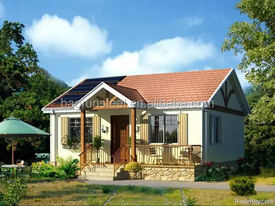 prefab roofing structures steel structure houses&villa