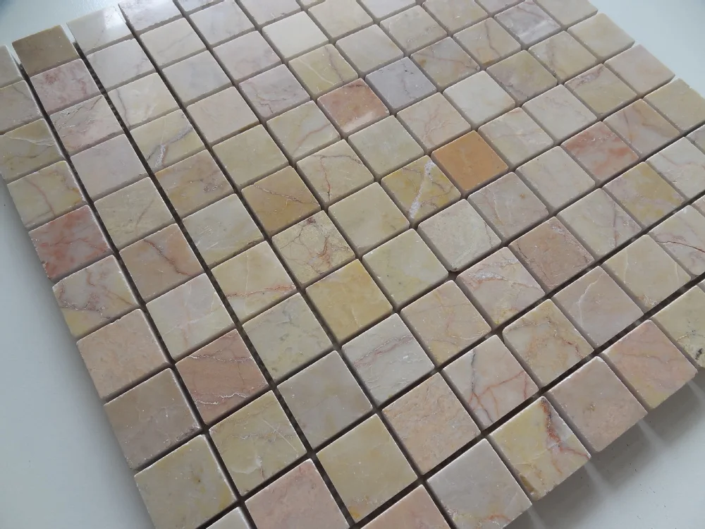 Bathroom Marble Square Mosaic Wall Tile 5 Sheets Per Box
