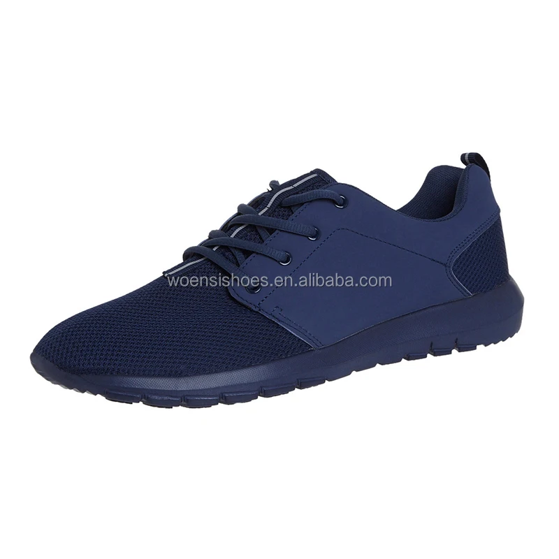 hot selling low price customized comfortable black mens casual sports mesh shoes