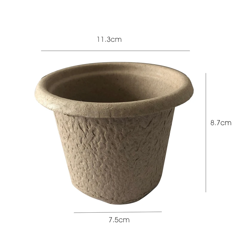Plant Fiber Flower Pots Biodegradable Plant Pots Wholesale 5cm Plant Pots Buy Plant Fiber