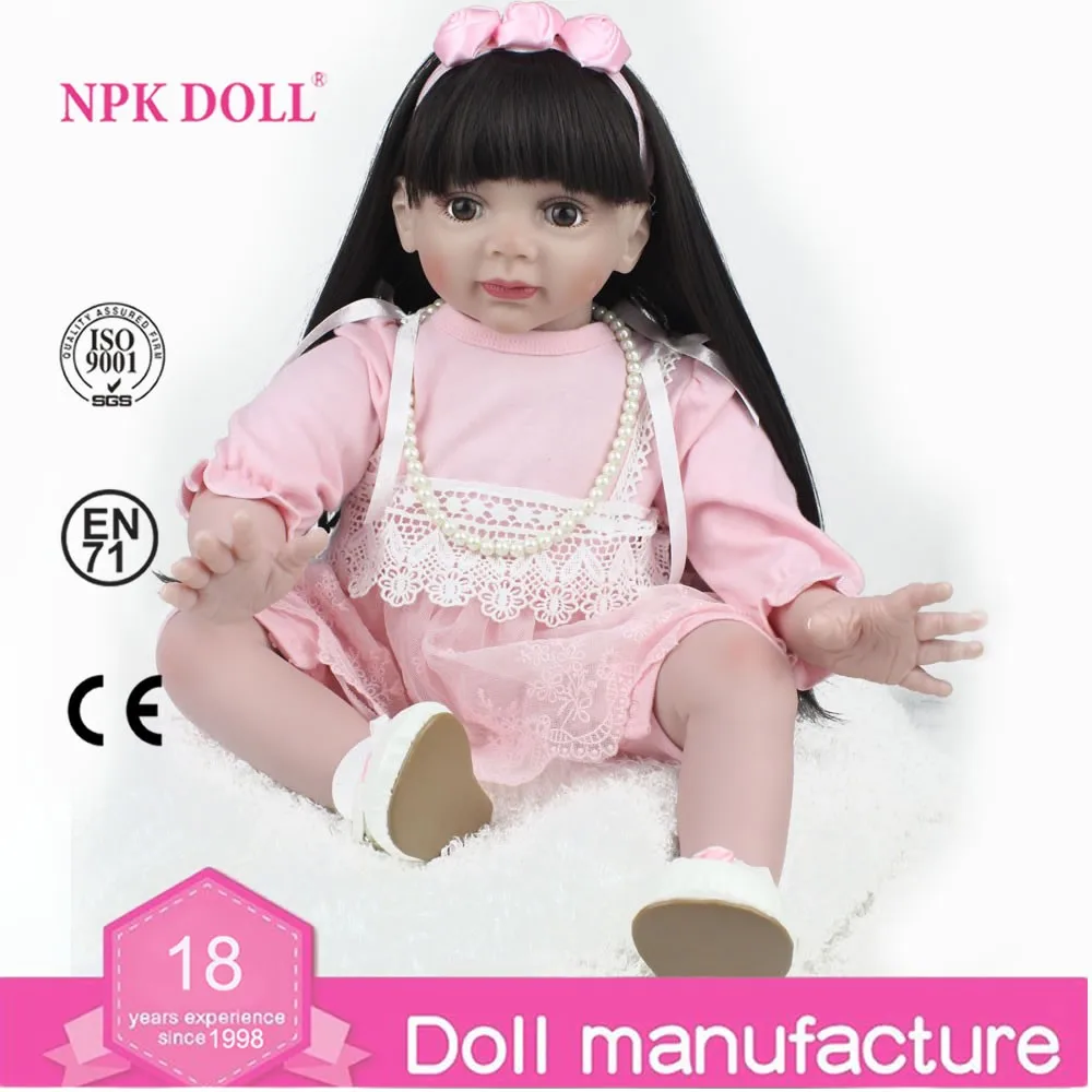 Npk Long Hair Girl Doll Princess Dolls Lifelike Realistic Baby