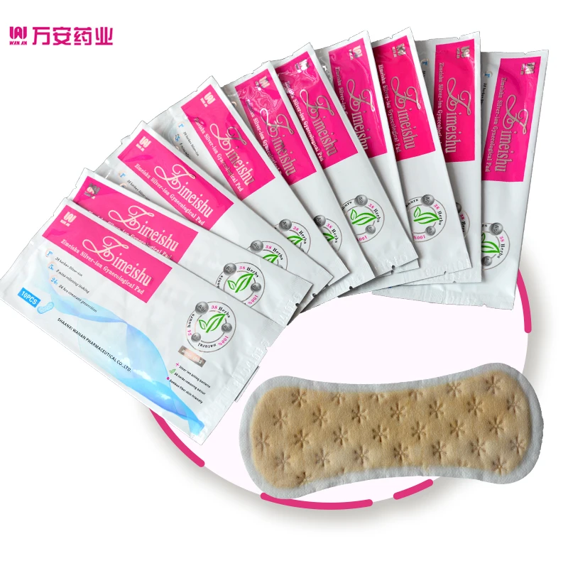 2019 High Quality Sliver Ion Vagina Itching Gynecological Pad