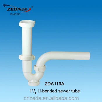 Plumbing Trap U Bended Sewer Pipe Plastic Sink Waste Outlet Buy Plumbing Trap Types Basin Waste Trap Plastic Sewer Tube Product On Alibaba Com