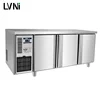 LVNI 1.8M 3 door kitchen built in industrial commercial under counter fridge refrigerator freezer with stainless steel