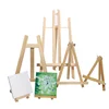 Wood Painting Art Display Stand Holder Small Tabletop Wooden Sketch Easel