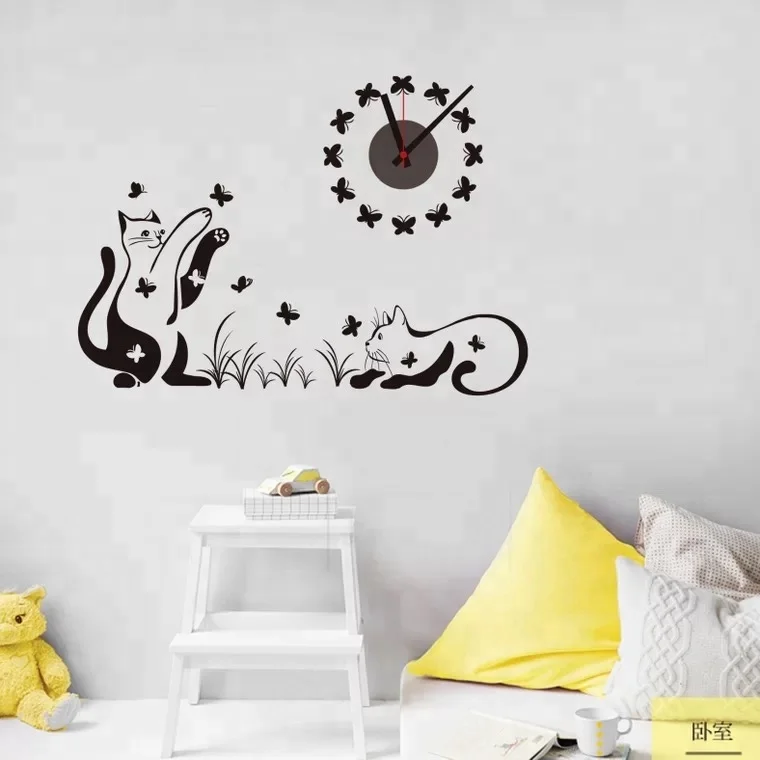 

Peacock luxury 3D modern custom decorative designer wall clocks, Cmyk