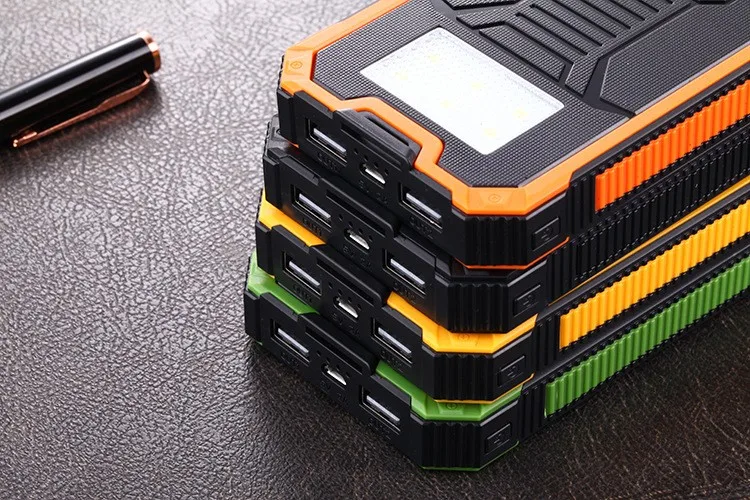 new products 2017 solar mobile phone charger,10000mAh solar power bank