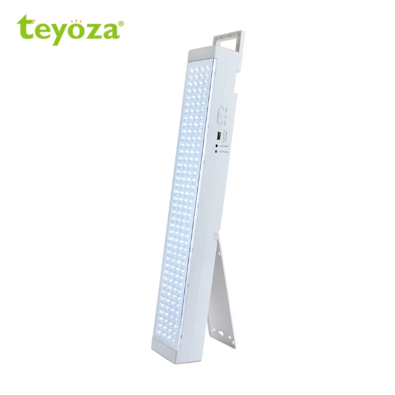 teyoza rechargeable Led lamp emergency light with solar charger