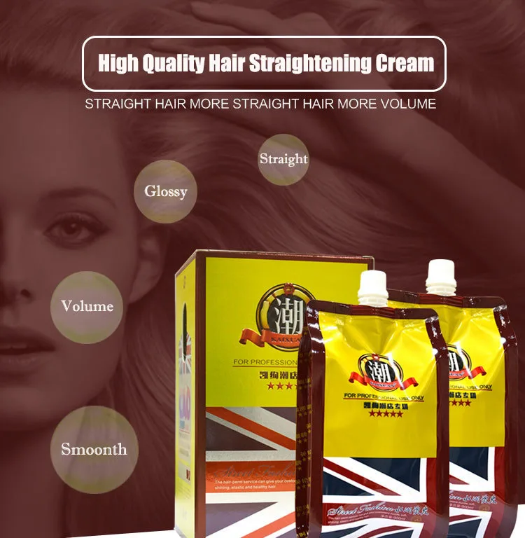 China Suppliers Keratin Care Permanent Hair Rebonding Cream For Men