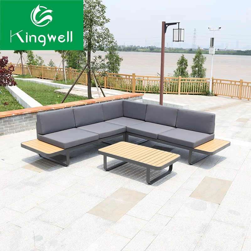 Popular L Shape Garden Furniture Outdoor Aluminum Sofa Buy Garden