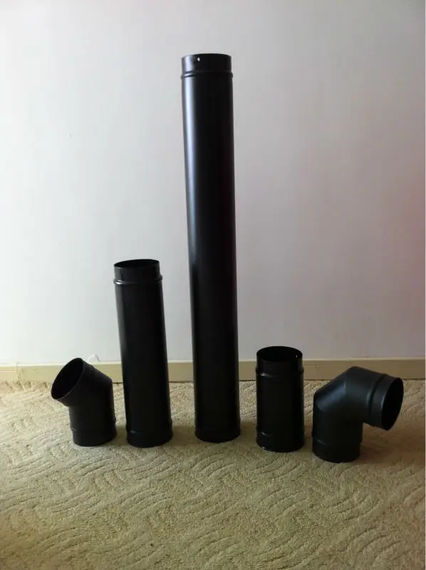 chimenea de acero inoxidables chimenea de doble pared de acero