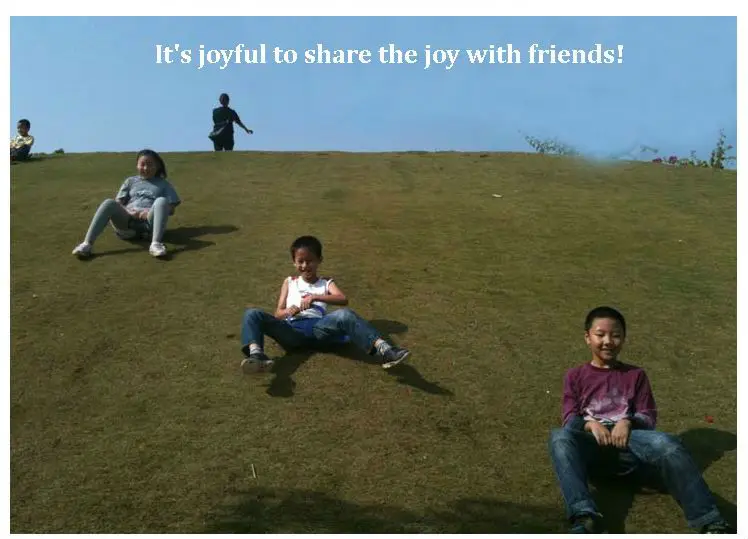 Saige Outdoor Plastic Sledge Snowboard Plastic Snow Board ski Skiing Game