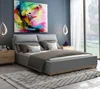 North Euro solid wood beds bedroom furniture set