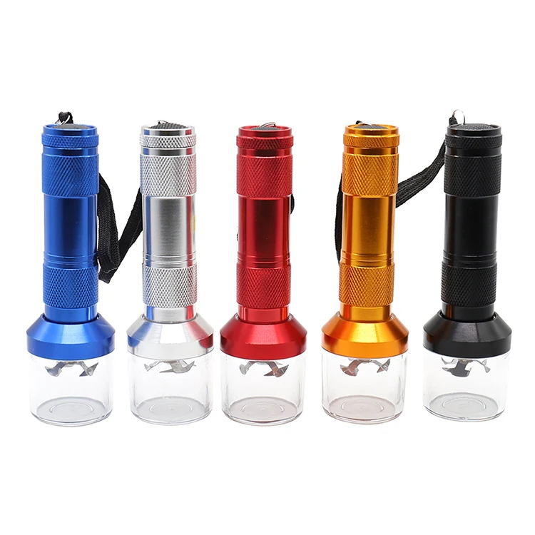 Flashlight Battery Electric Dry Electronic Herb Grinder Weed
