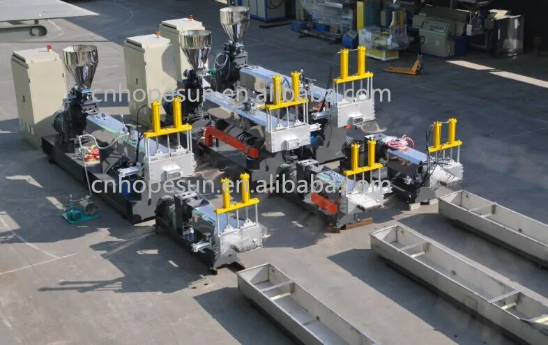 double stage pelletizer for recycle plastic