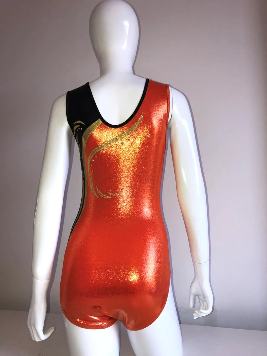 Sleeveless 4 Way Mystique Gymnastic Leotard With Rhinestones Buy