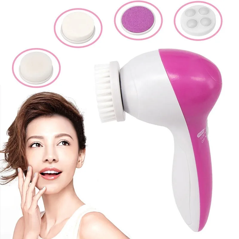 Amazon Hot Selling Exfoliating Face Brush Facial Brush 5 In 1 Skin ...