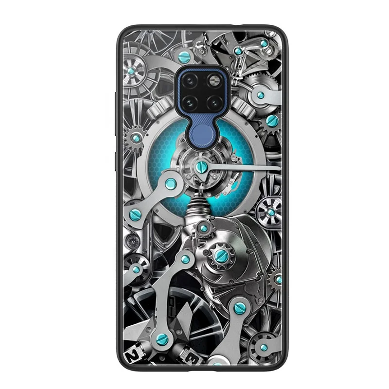 

Free Shipping Scratch Resistant Cover Soft TPU Hard PC Mirror Mobile Case Back Cover for huawei Mate 20 20pro, Black