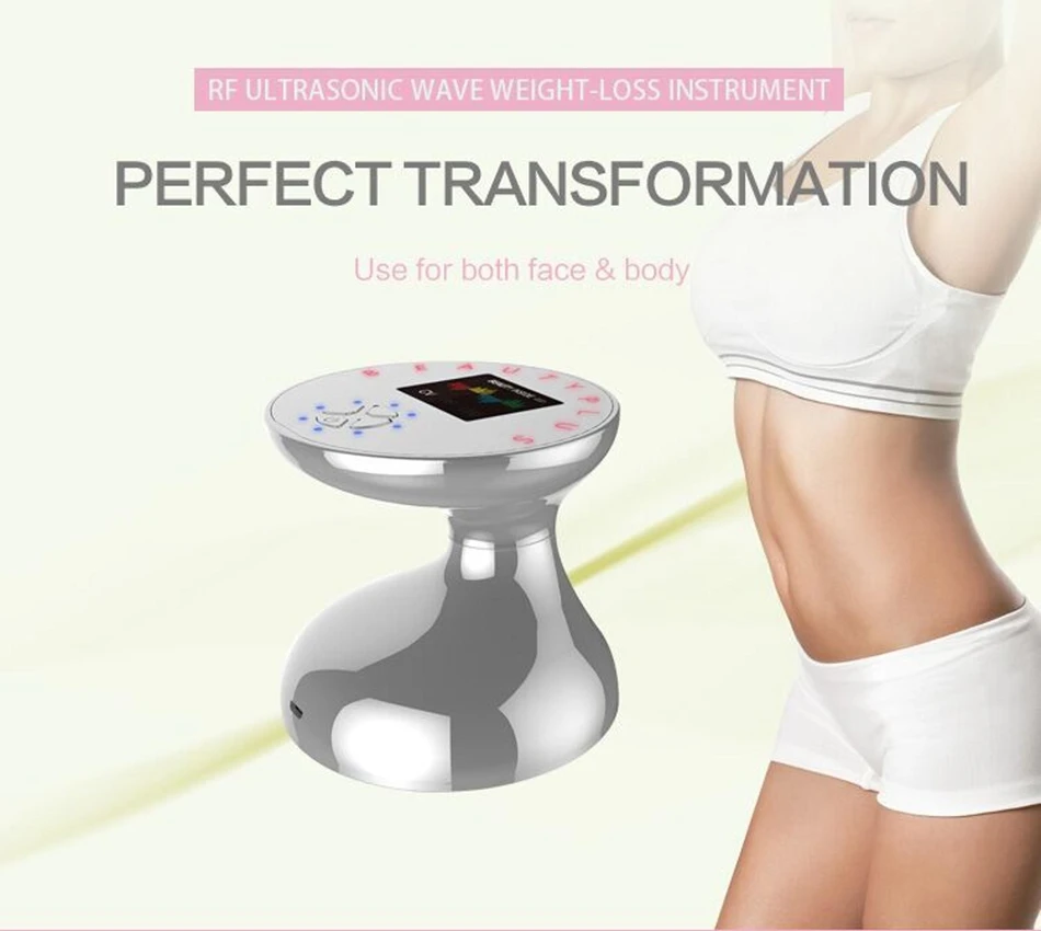 Ultrasonic Body Slimming Massage Machine Cavitation Fat Removal Photon