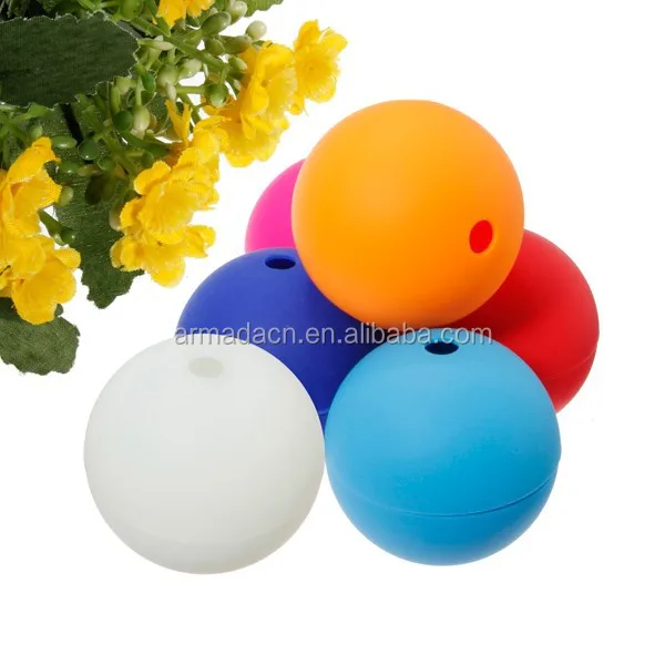 

Food Grade Silicone Round Shaped Ice Cube Tray Silicone Crystal Ice Roller Ball making machines Mold Tray with Lid for Whisky