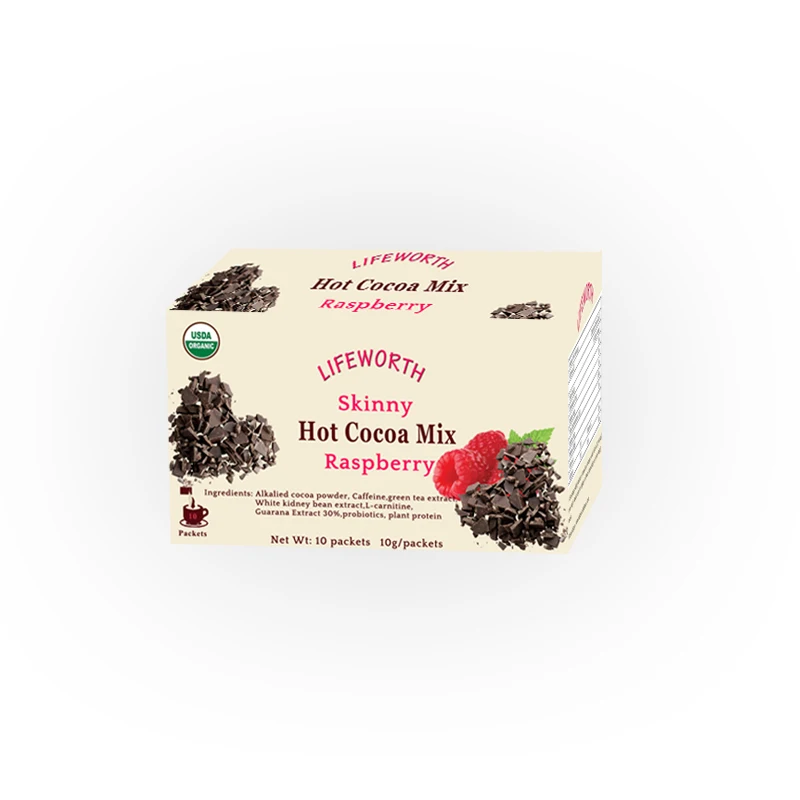 
Lifeworth raspberry flavor detox drink slimming cocoa powder drink 